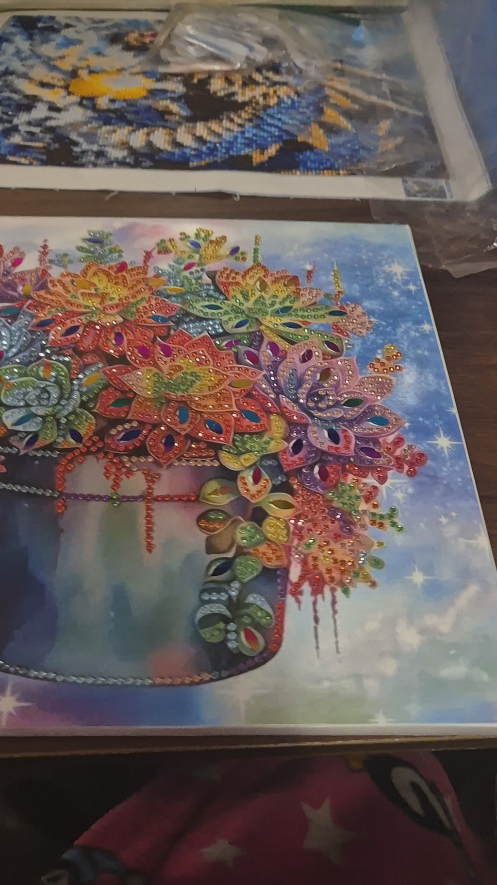 Rhinestone canvas picture