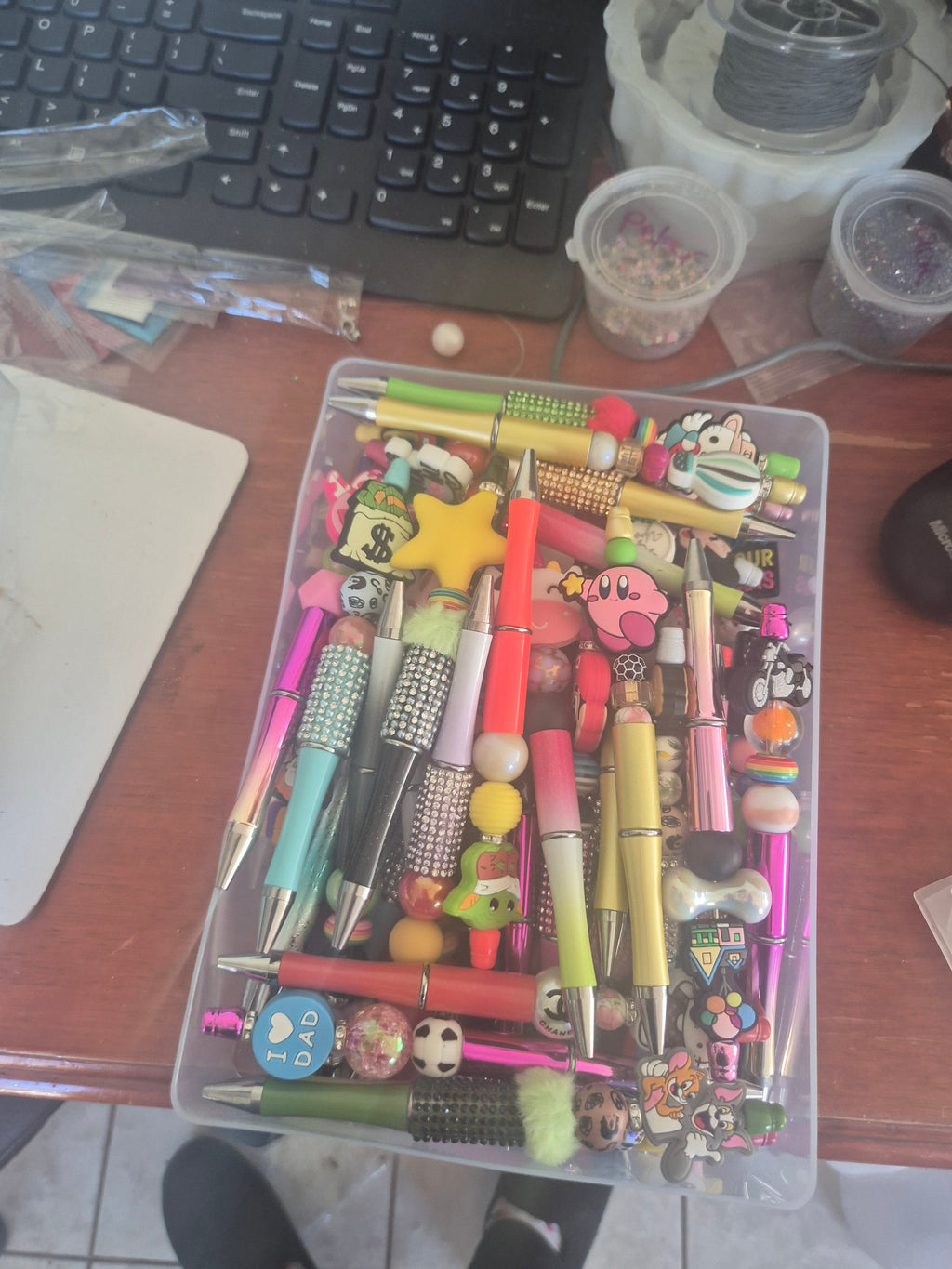 Beadable pens