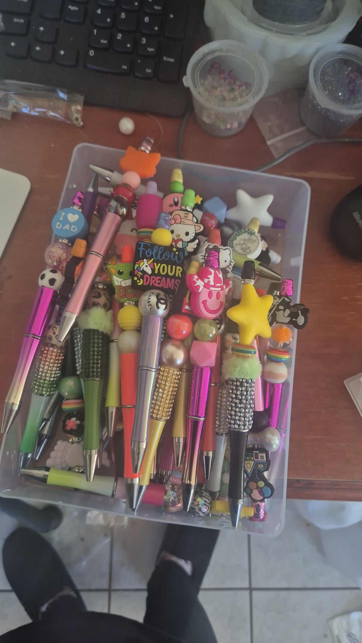 Beadable pens